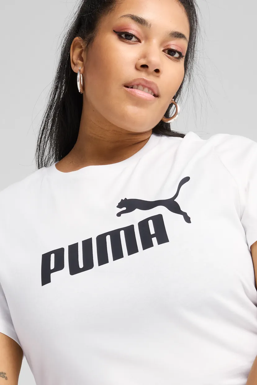 Женская белая футболка ESS No. 1 Logo Tee Women 4