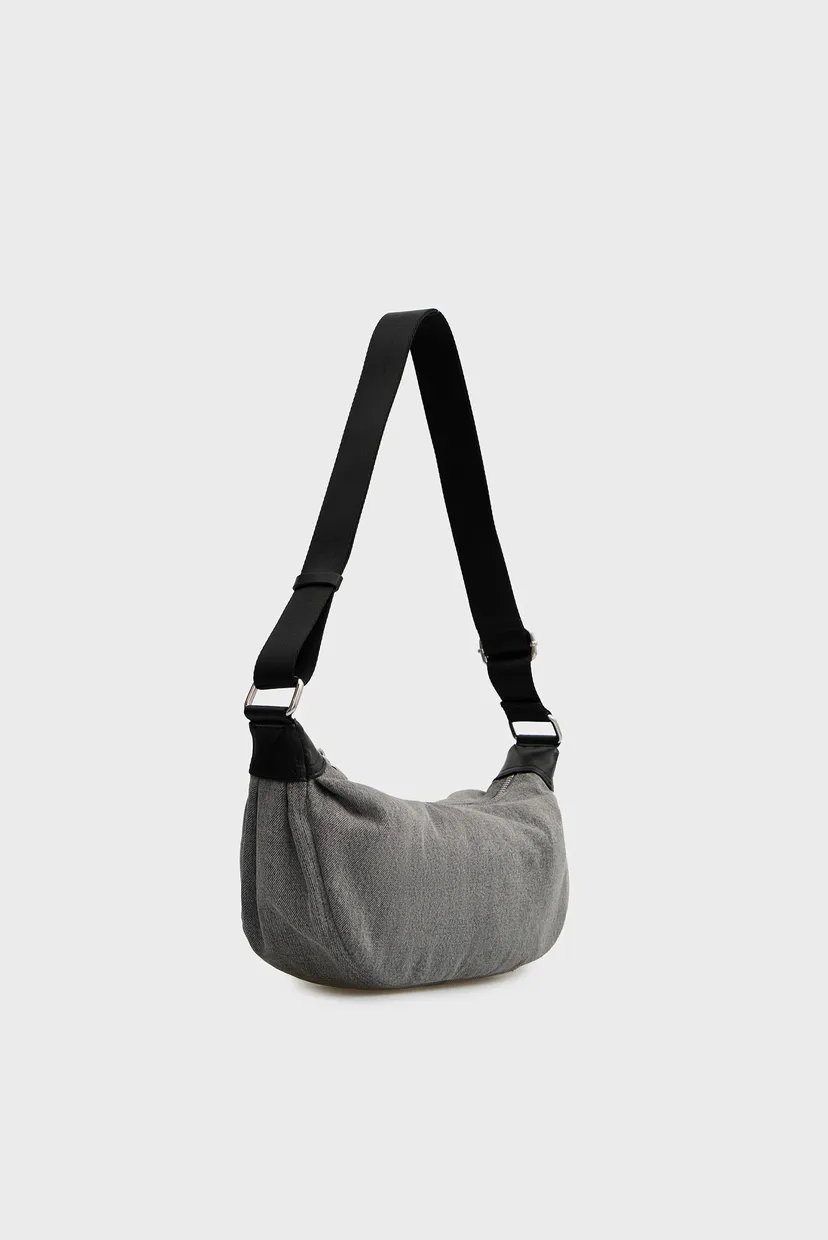 Женская серая джинсовая сумка HEART-D CROSSBODY II 3