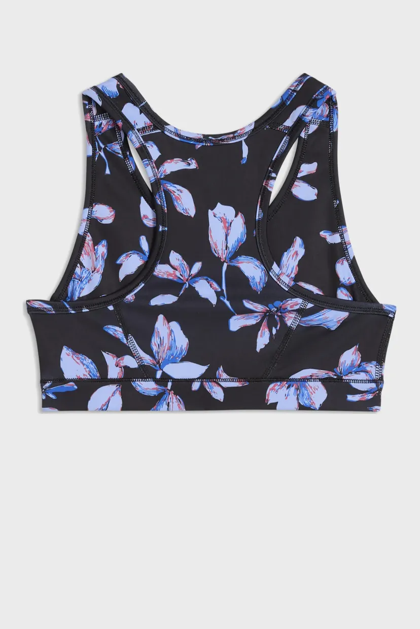 Дитячий чорний топ з візерунком Essentials Training Printed Bra Youth 5