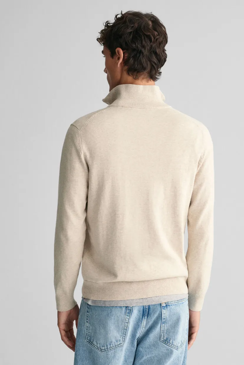 Чоловіча бежева кофта CLAIC COTTON HALF ZIP 3