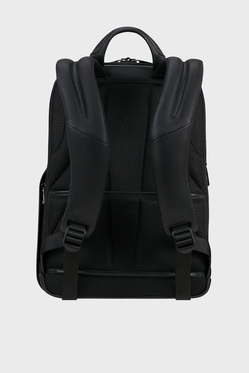 Чоловічий чорний шкіряний рюкзак PRO-DLX 6 4