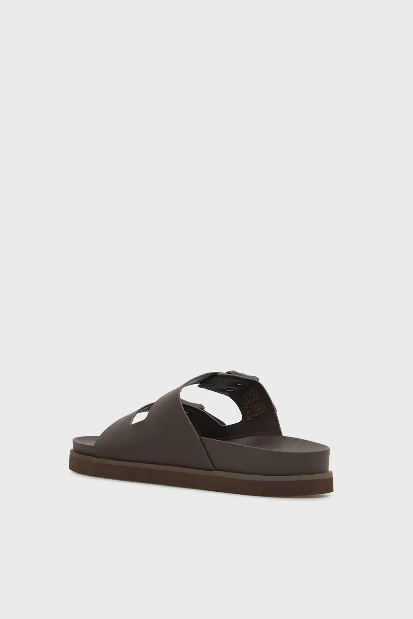 Чоловічі темно-коричневі слайдери Palbuddy 5
