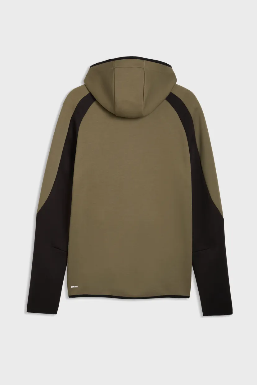 Чоловіче оливкове худі Evostripe Full-zip Hoodie Men 5