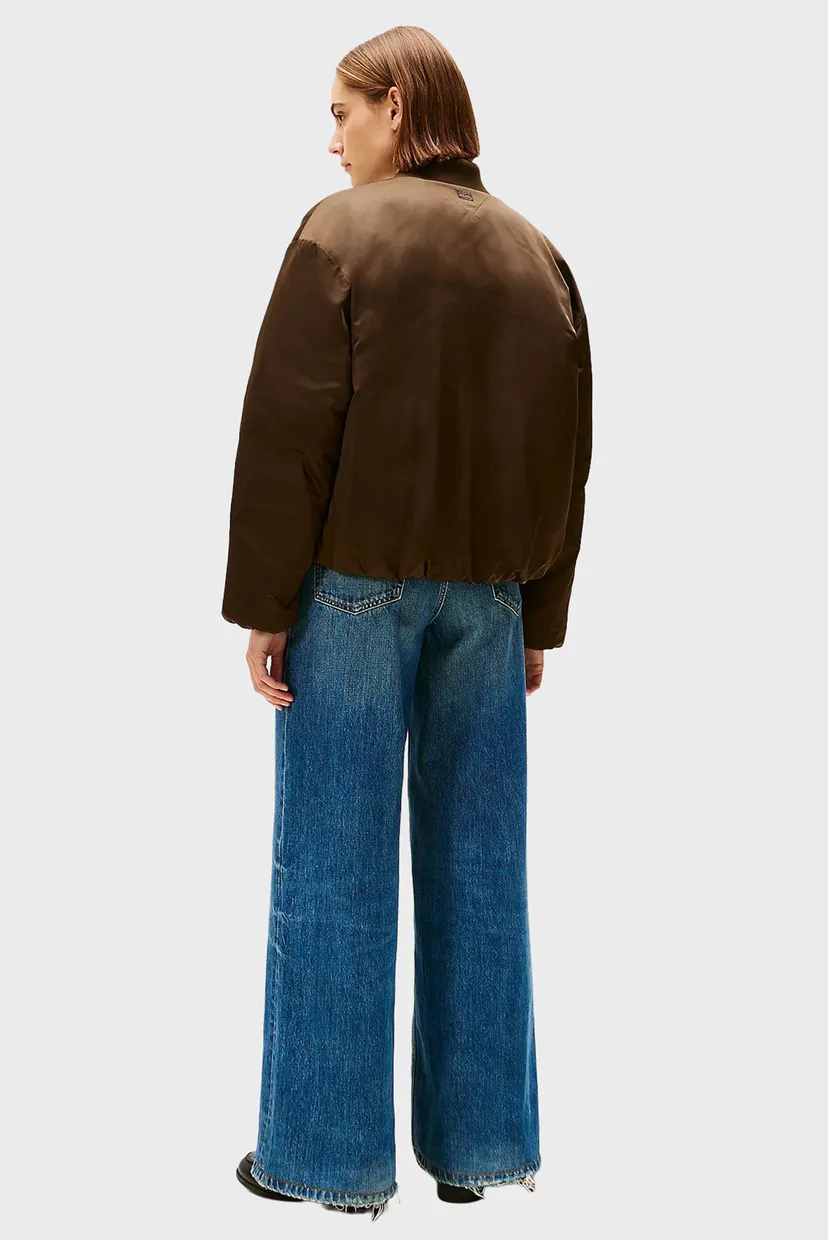 Женский коричневый бомбер SATEEN Tommy Hilfiger WW0WW46624 — MD