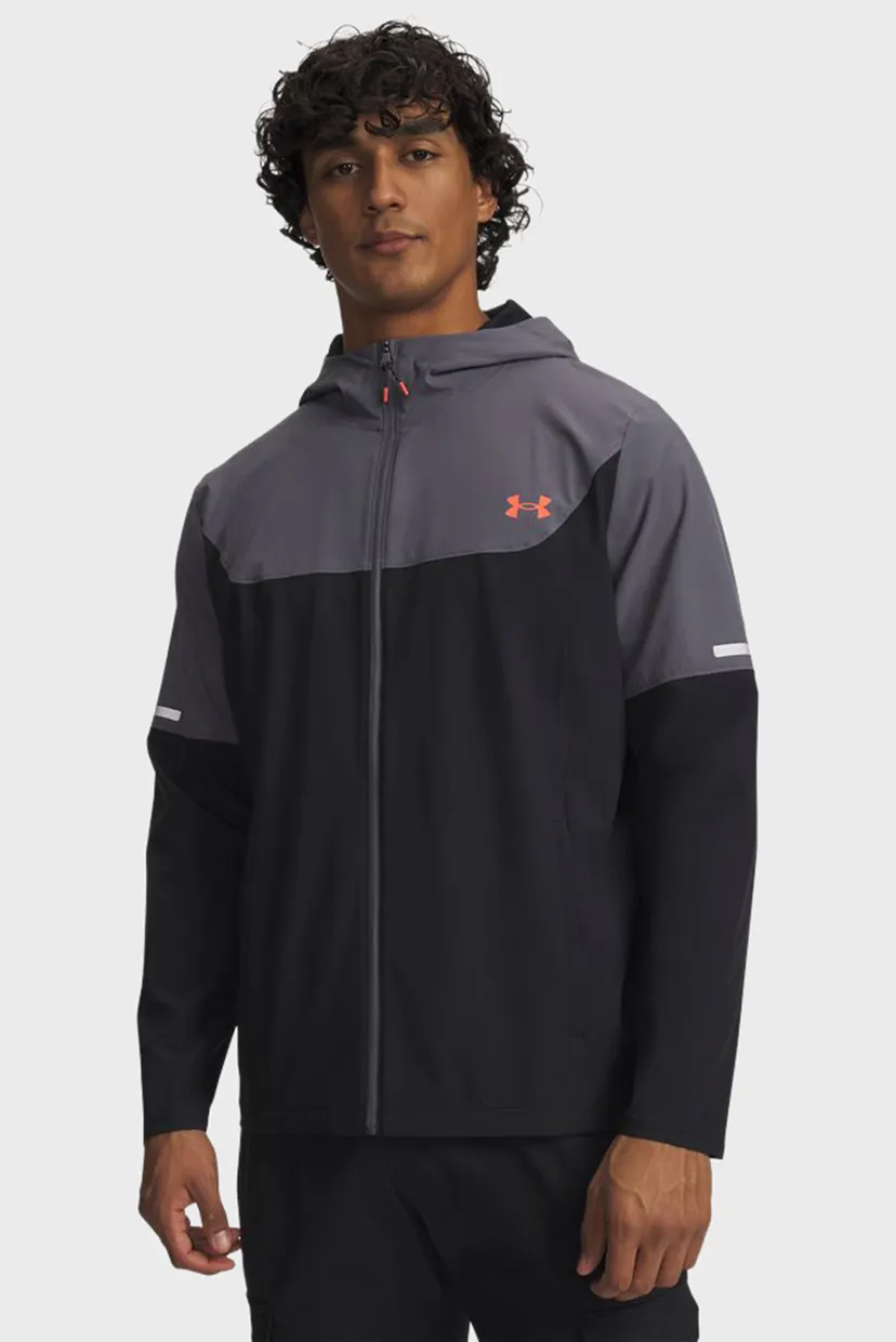 Мужская черная ветровка UA Tech Utility Woven Jckt Under Armour