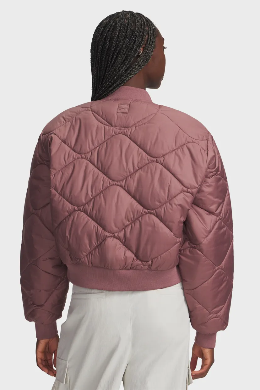 Женский розовый бомбер Heritage Bomber 3
