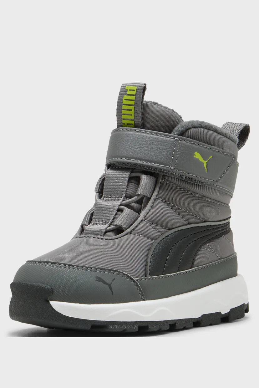 Детские серые хайтопы PUMA Evolve Toddlers' Boots 5