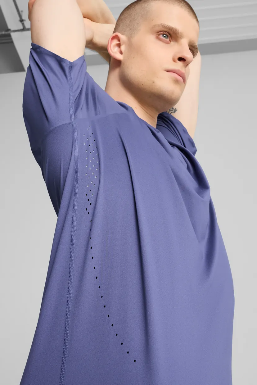 Чоловіча синя футболка CLOUDSPUN Running Tee Men 4