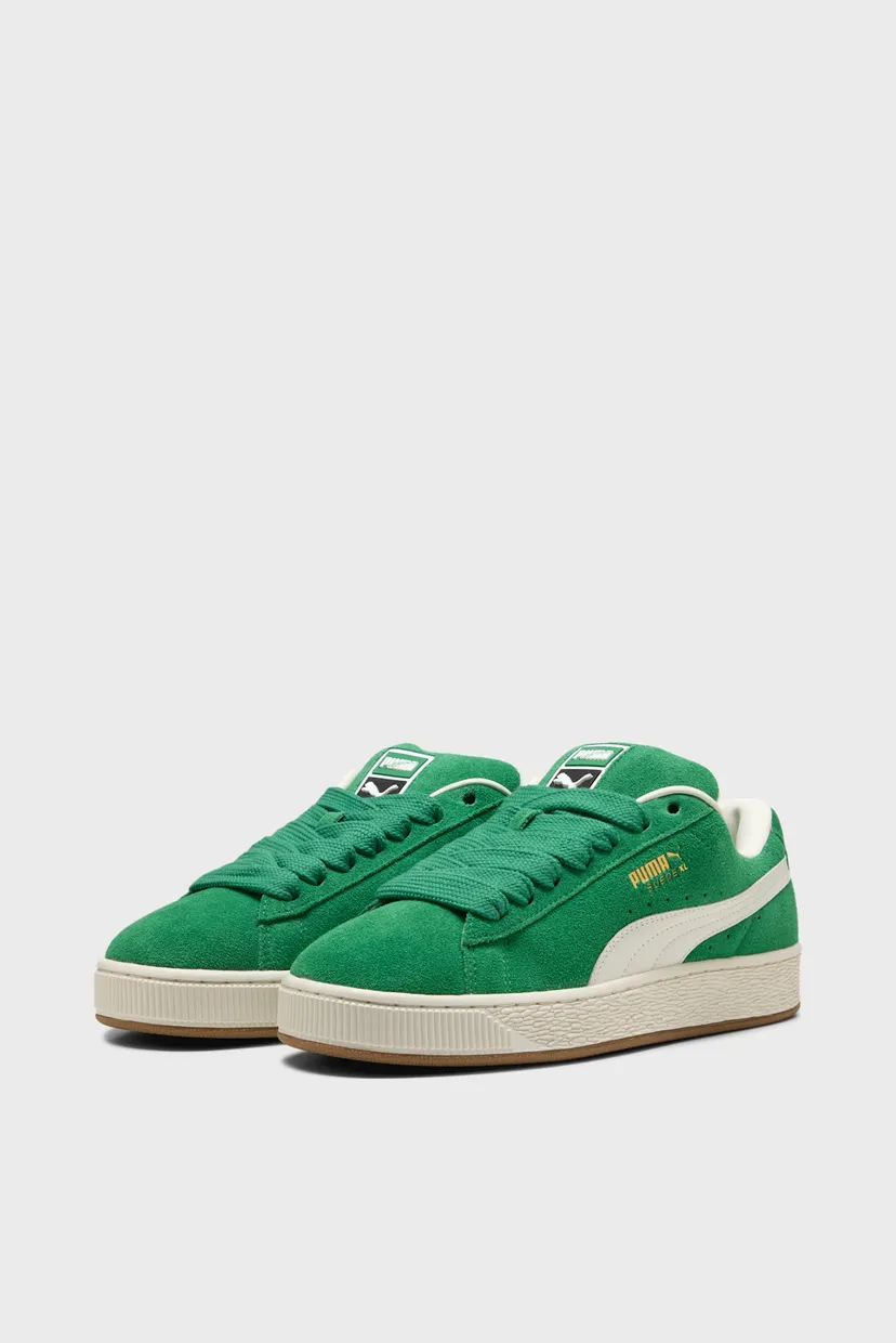 Зеленые замшевые сникерсы Suede XL Sneakers 3