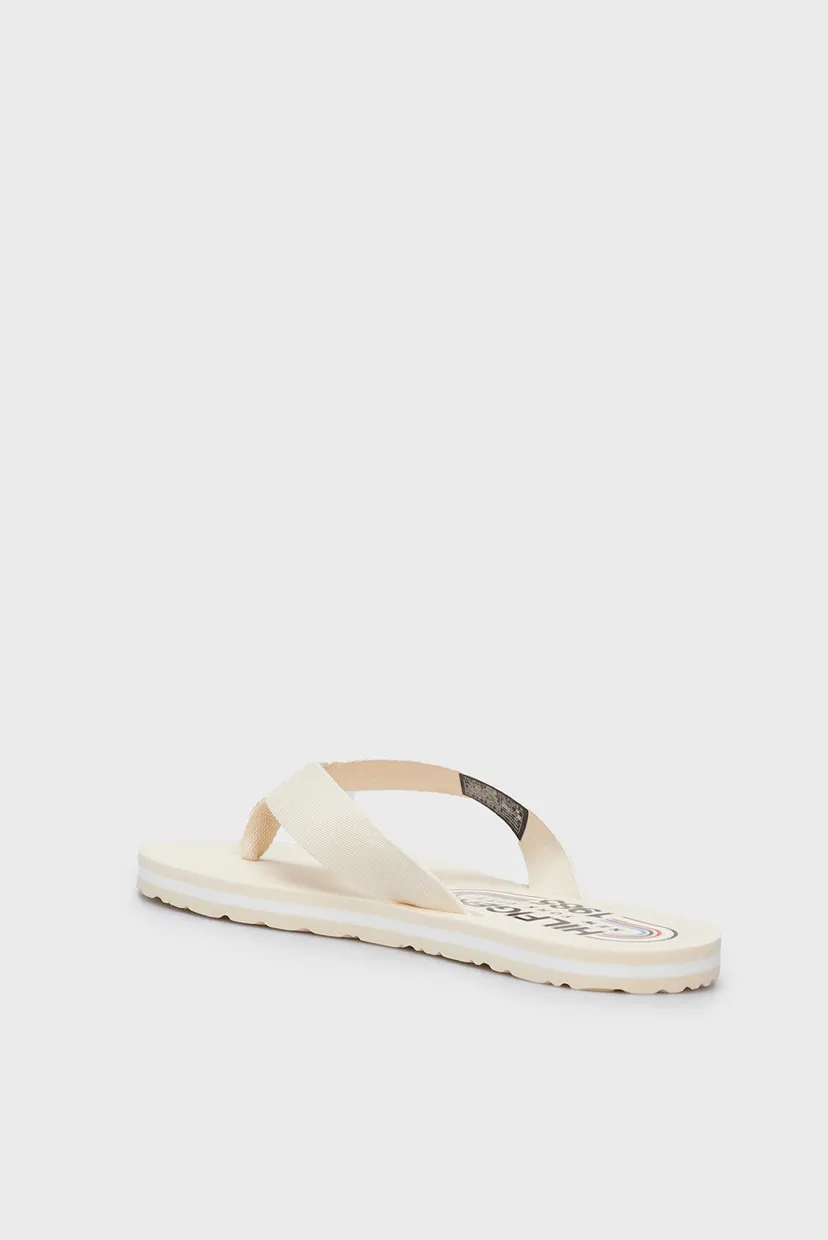 Жіночі бежеві в'єтнамки GLOBAL STRIPES FLAT BEACH SANDAL 5