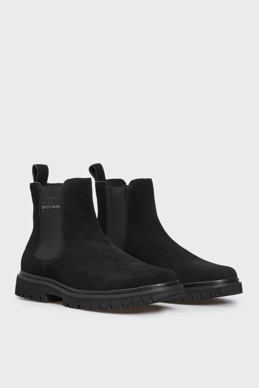 Чоловічі чорні замшеві челсі EVA BOOT MID CHELSEA ICONIC DR 3