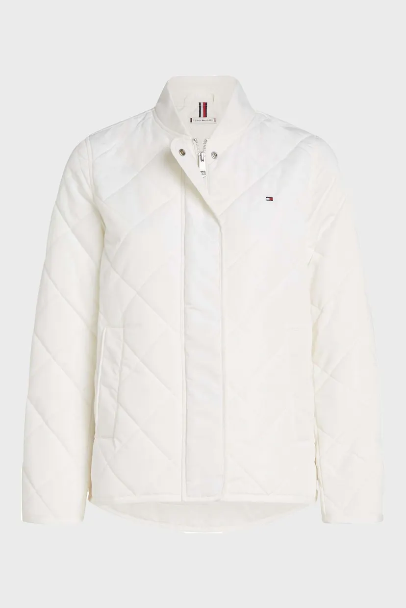 Женский белый бомбер LW QUILTED BOMBER JACKET 4