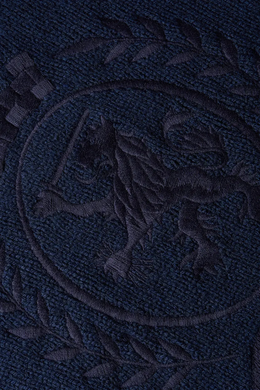 Мужской темно-синий свитер THC ARCHIVE CREST SWEATER 4