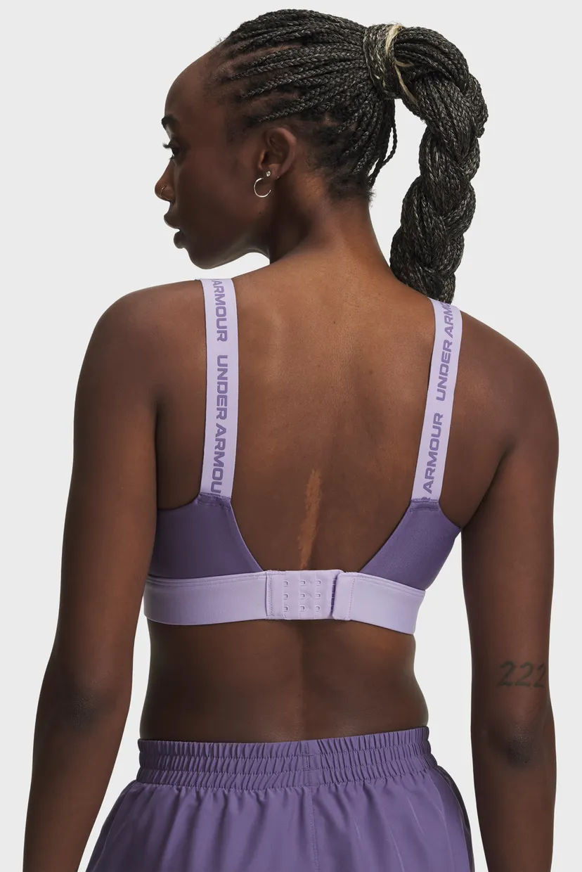 Женский фиолетовый топ UA Infinity High 2.0 Bra 3