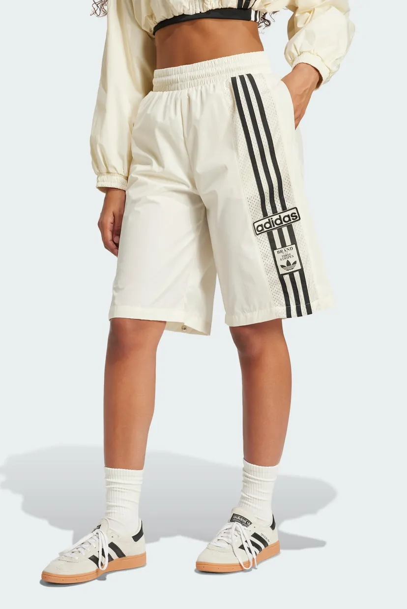 Жіночі білі спортивні штани 2в1 Adibreak Woven Track adidas JD0087