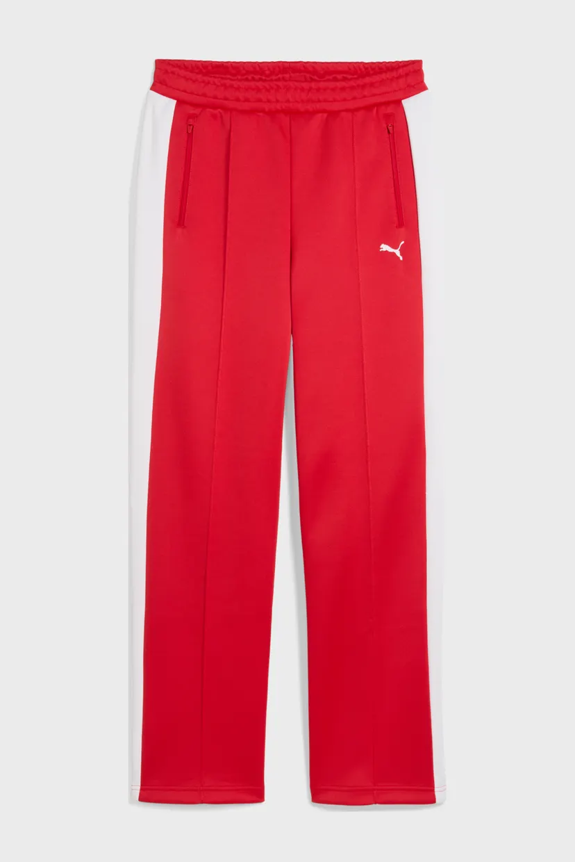 Жіночі червоні спортивні штани T7 ALWAYS ON Straight Track Pants Women 4