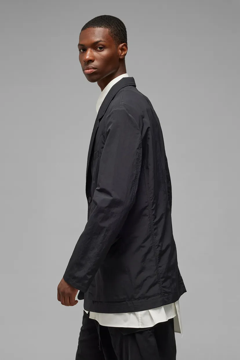 Черный блейзер Y-3 Crinkle Nylon (унисекс) 4