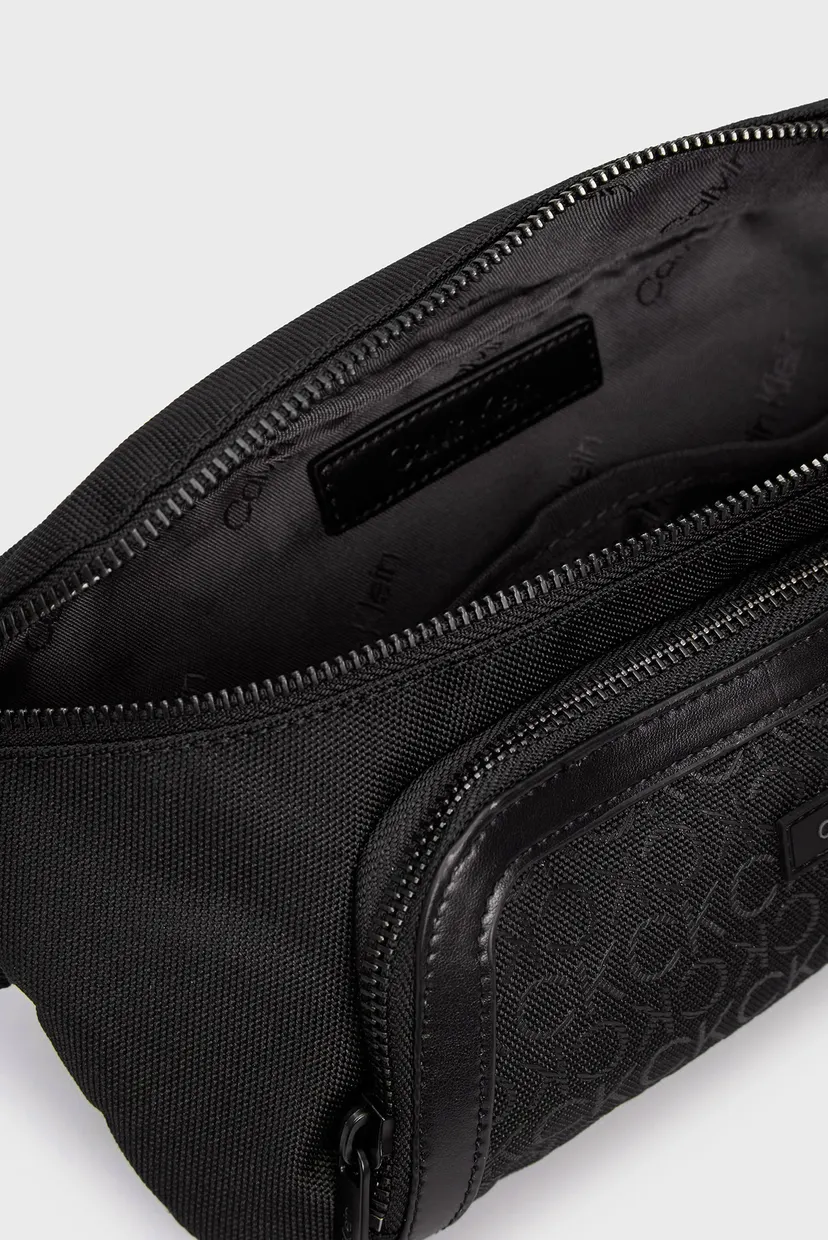 Чоловіча чорна поясна сумка CK REMOTE WAISTBAG MONO 6