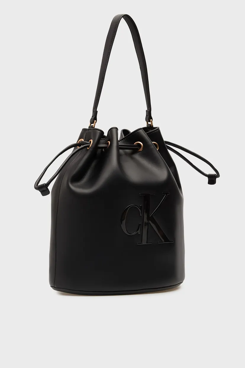 Жіноча чорна сумка BOLD LARGE BUCKET BAG 3