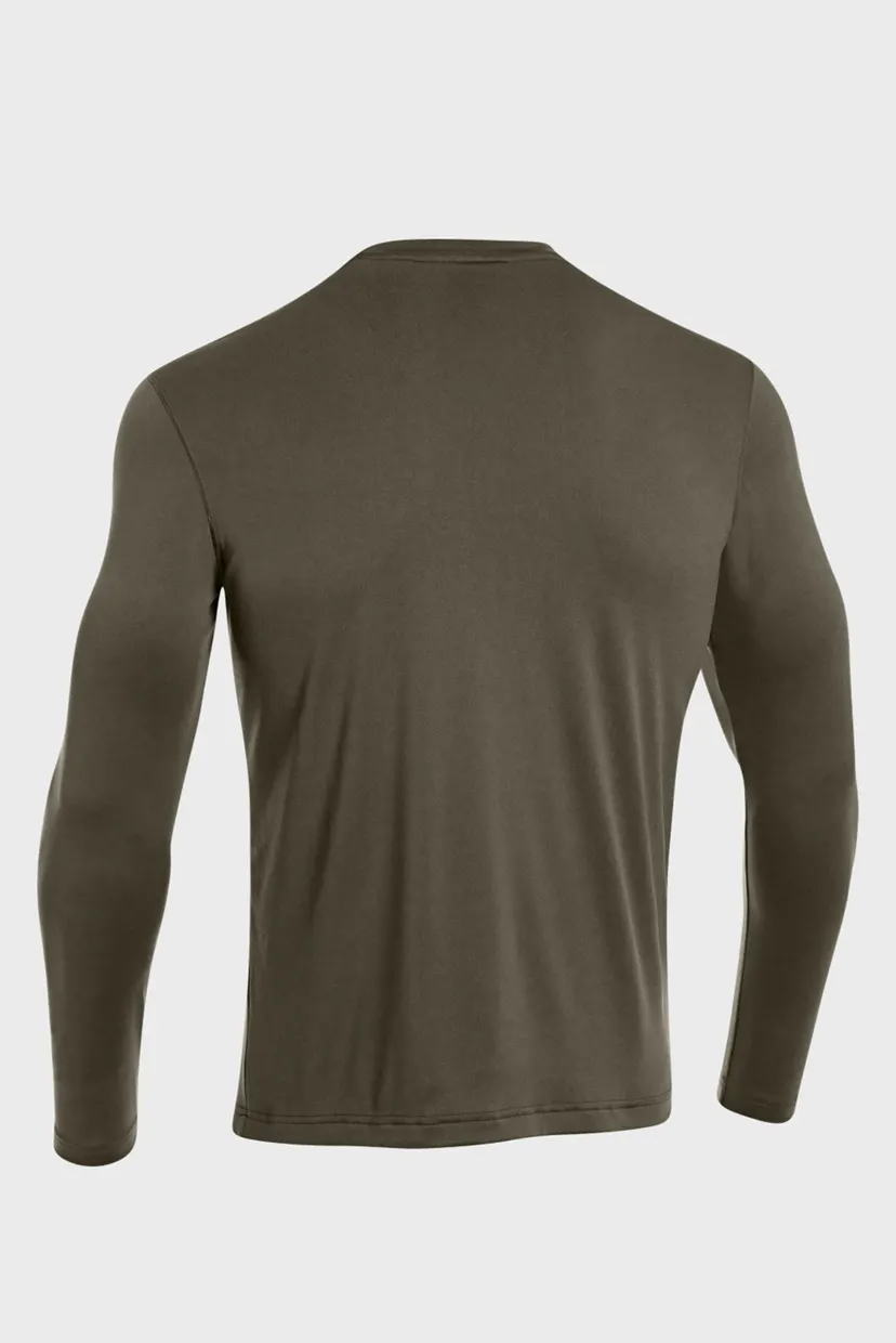 Мужской оливковый лонгслив UA TAC Tech LS T 6