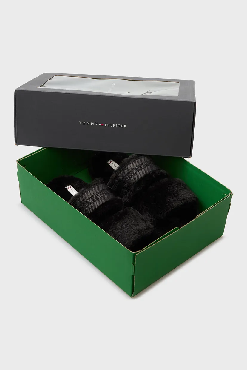 Жіночі чорні капці SLIPPER 6