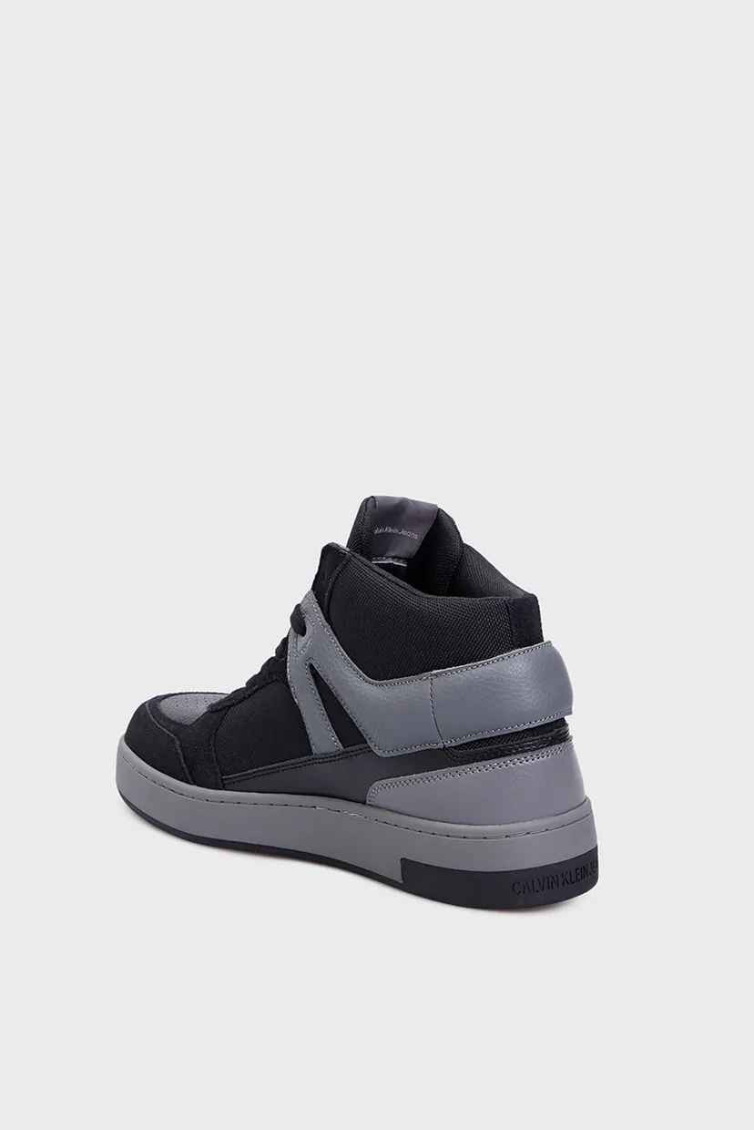 Мужские черные хайтопы BASKET CUP MID LACEUP LTH ML MTR 5