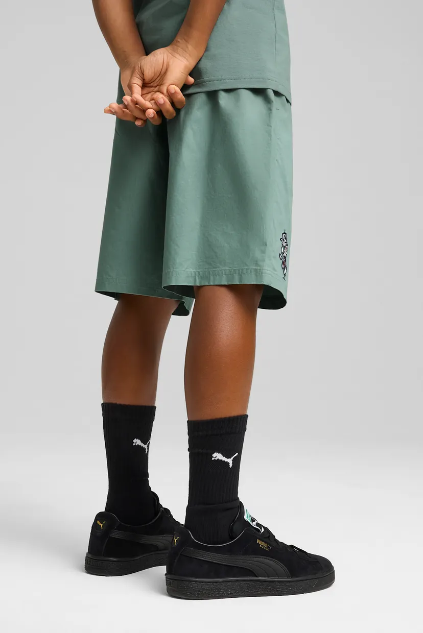 Дитячі м'ятні шорти SUPER PUMA Woven Shorts Youth 3