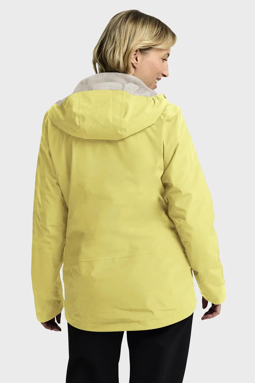 Жіноча жовта куртка 3в1 MOONRISE 3IN1 JKT W 3