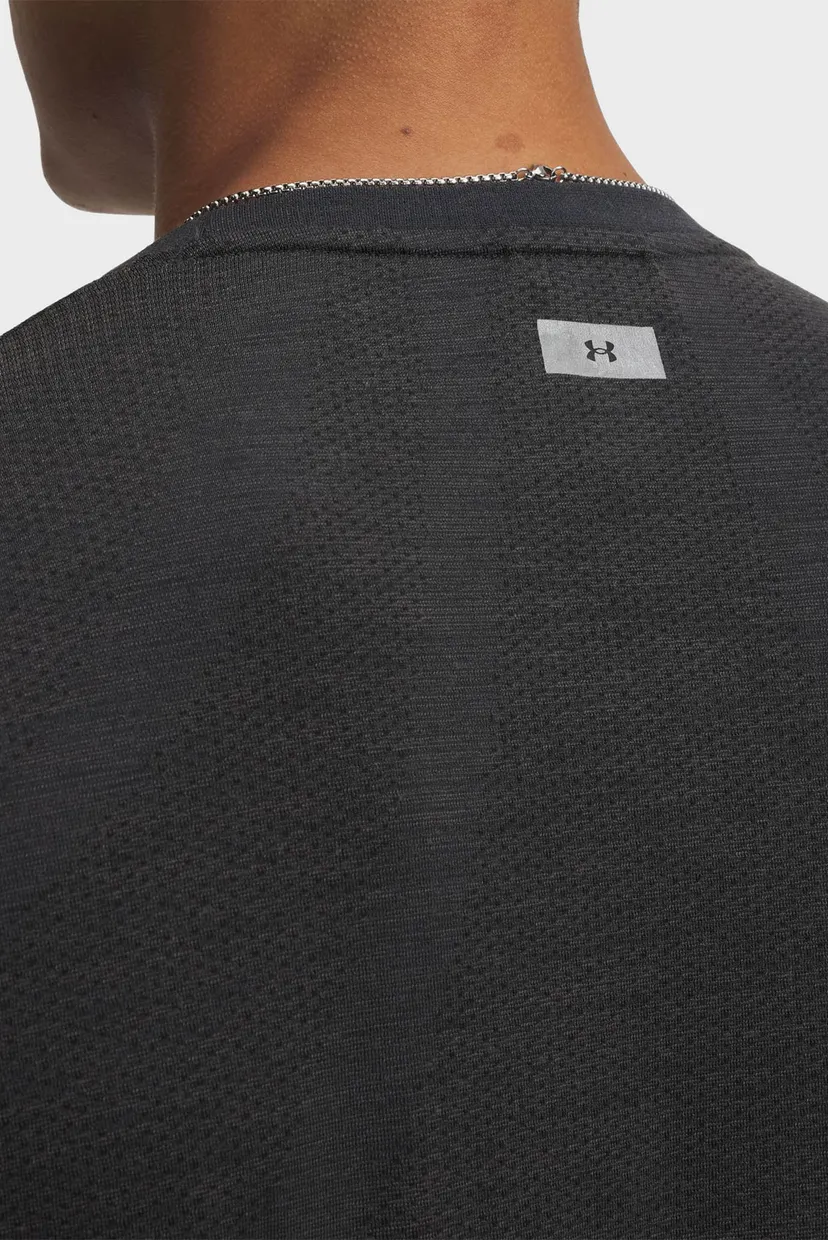 Мужской черный лонгслив UA TRAIL RUN Wool LS 3