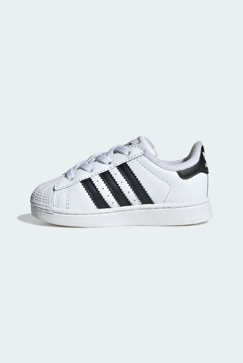 Детские белые сникерсы Superstar II Elastic Lace Kids 6
