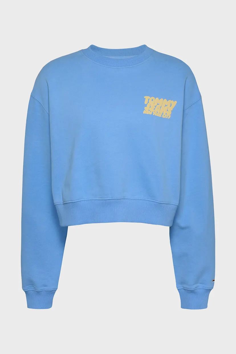Женский голубой свитшот TJW RLX CRP TJ BUBBLE CREW 6