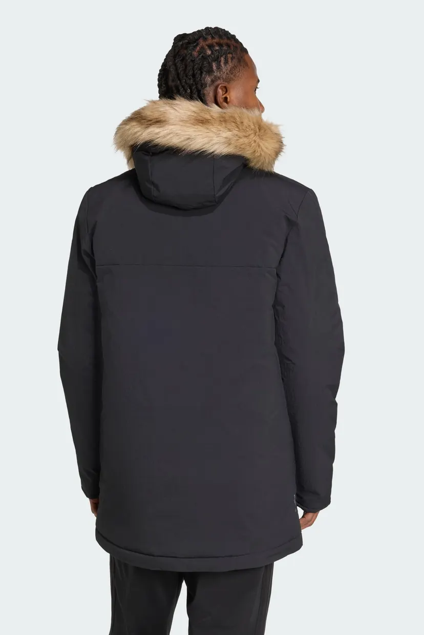 Мужская черная парка Paveric Climawarm Fur 3