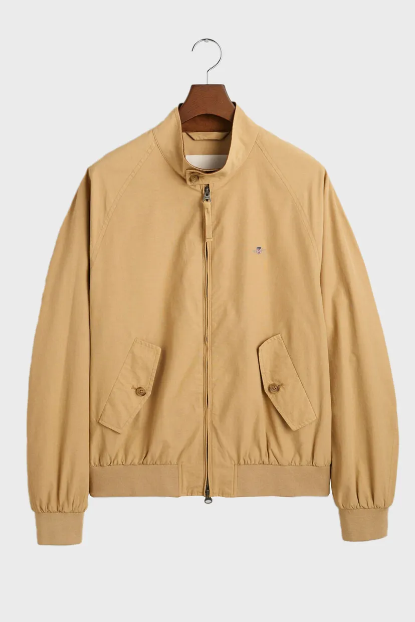 Чоловіча бежева вітровка COTTON HARRINGTON JACKET 7