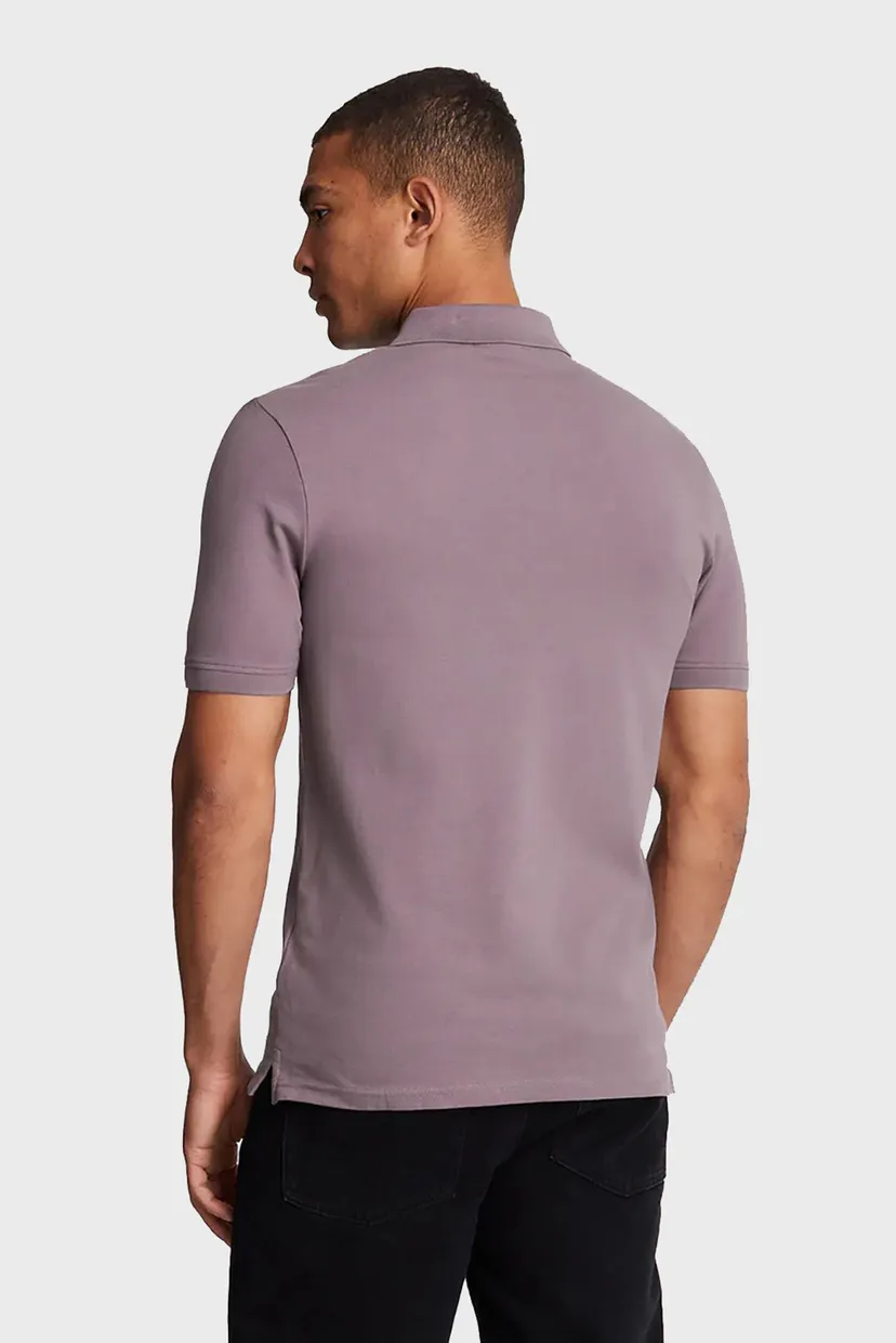 Мужское фиолетовое поло PLAIN POLO SHIRT Lyle & Scott SP400VOG