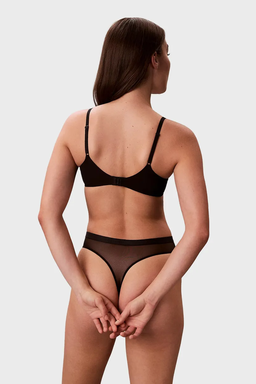 Жіночі чорні трусики THONG 3