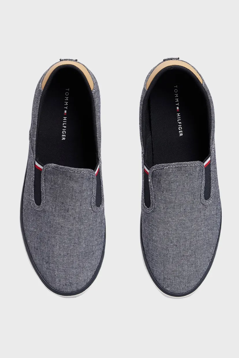 Мужские синие слипоны TH HI VULC LOW SLIPON CHAMBRAY 4