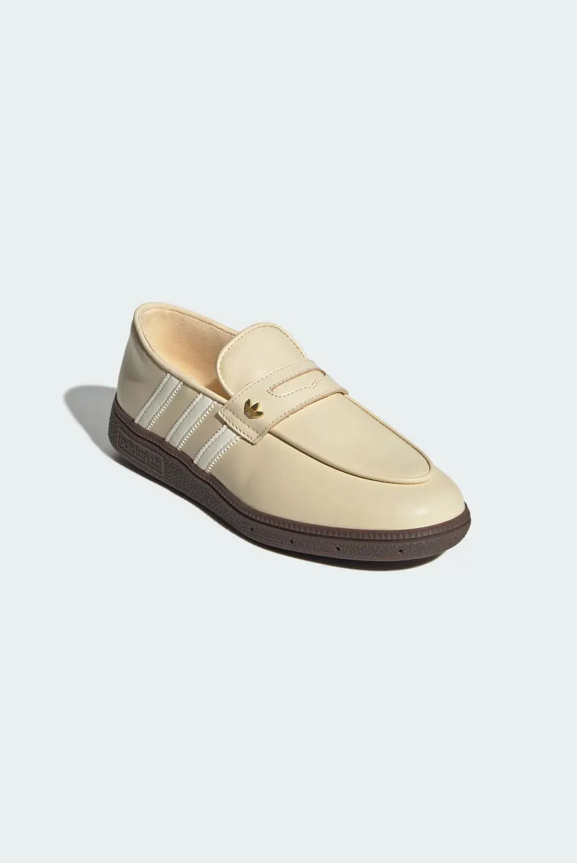 Женские бежевые кожаные лоферы HANDBALL SPEZIAL LOAFER 4
