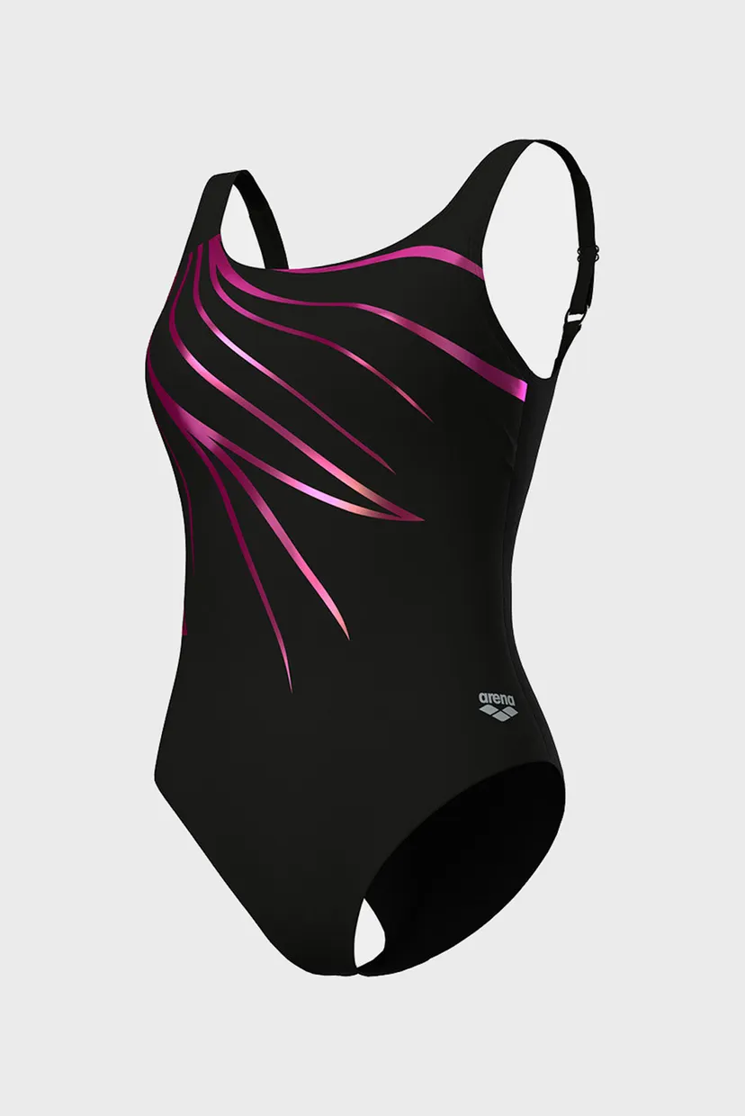 Жіночий чорний купальник SWIMSUIT LILI SQUARED BACK 9
