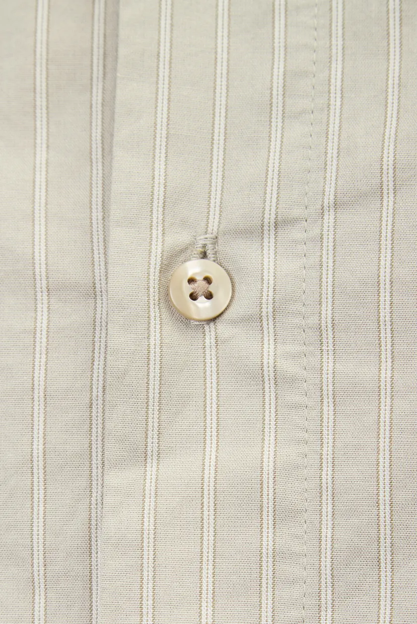 Чоловіча сіра сорочка у смужку L/S BUTTON DOWN 3