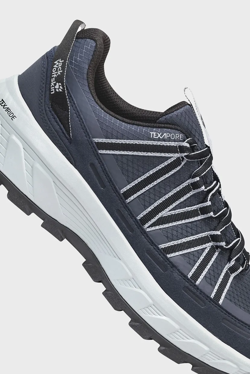 Мужские синие кроссовки WILD HIKE TEXAPORE LOW M Jack Wolfskin