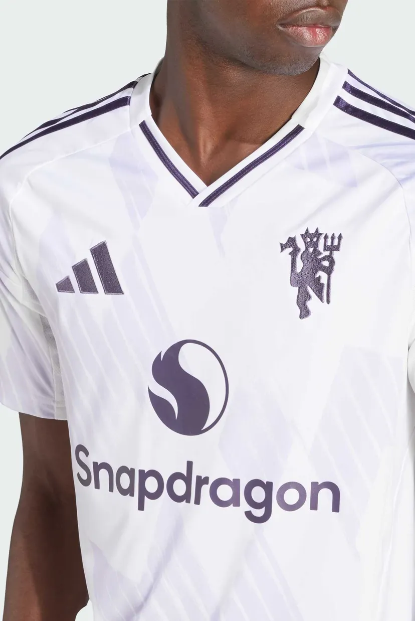 Мужская белая футболка Manchester United 25/26 Away 4
