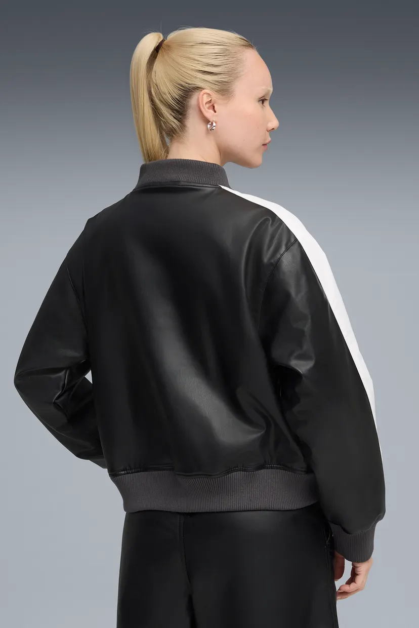 Жіночий чорний бомбер T7 Bomber Jacket Women 5