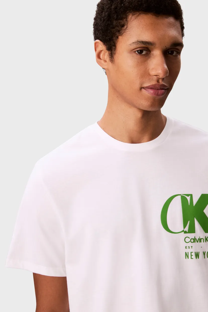 Чоловіча біла футболка SS 20S EU CK 5