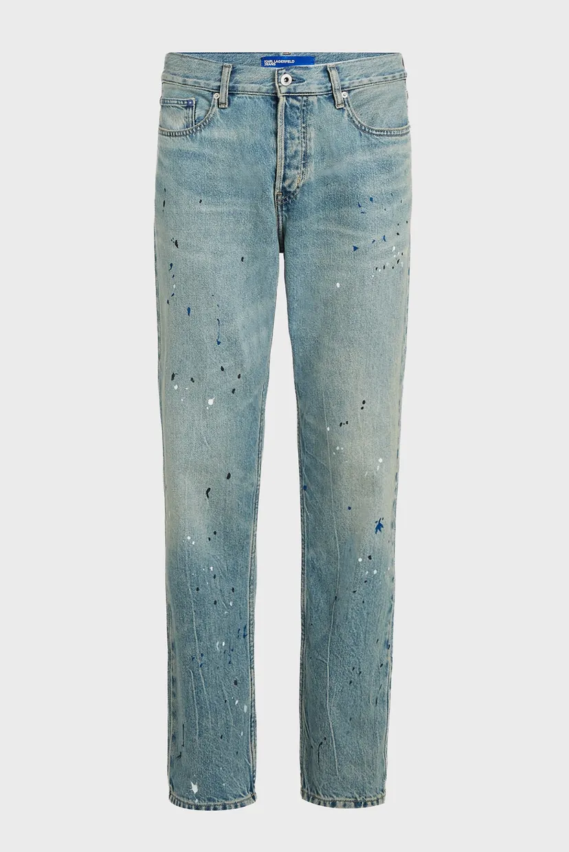 Мужские голубые джинсы TAPERED 5