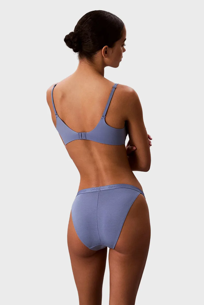 Жіночі сині трусики HIGH WAISTED BIKINI 4