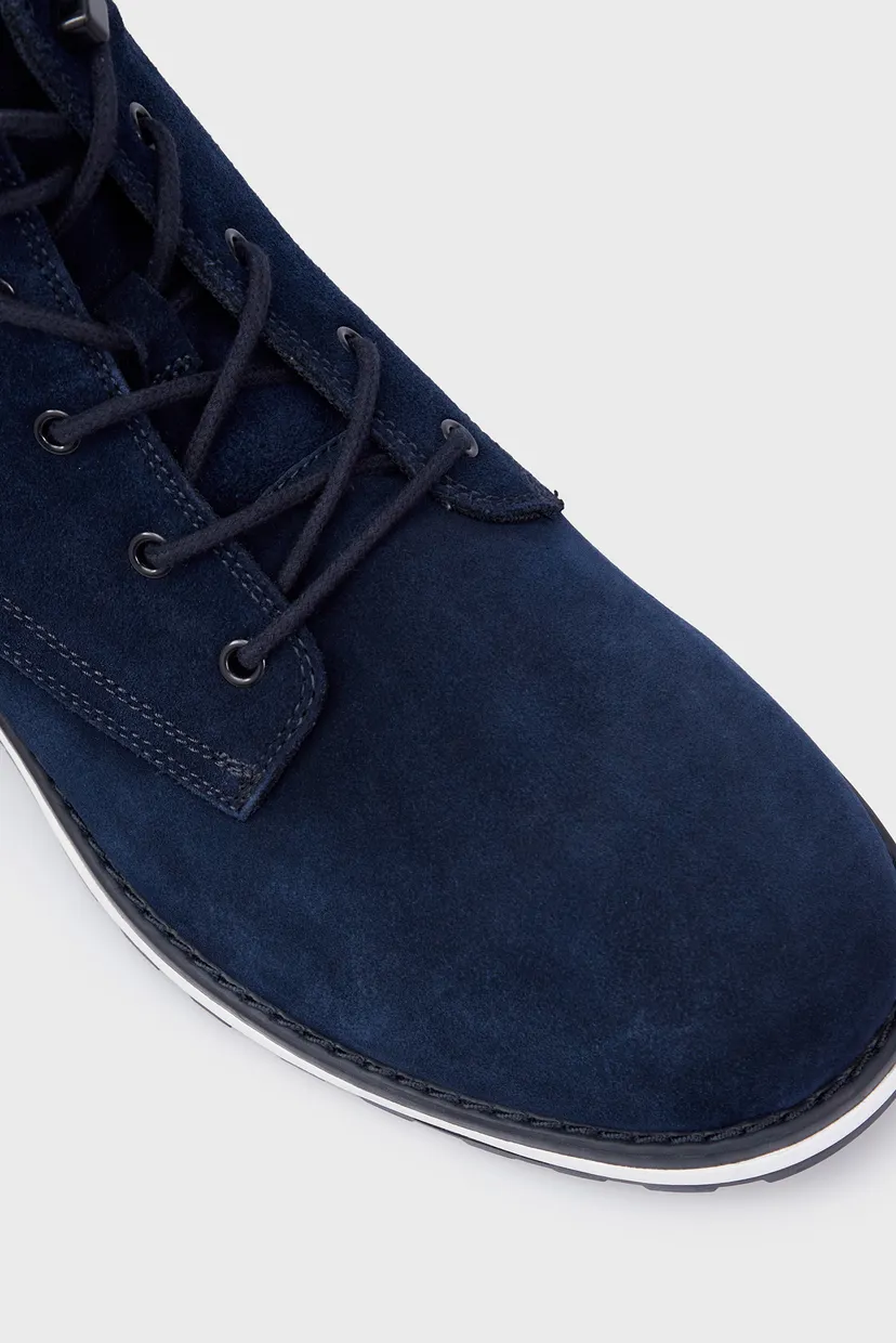 Чоловічі темно-сині замшеві дезерти CORPORATE OUTDOOR SUEDE BOOT 4