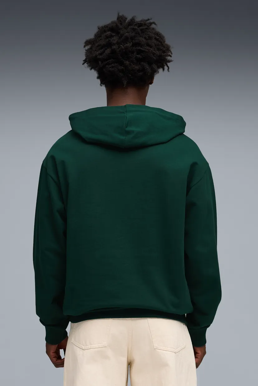 Чоловіче темно-зелене худі Manchester City ftblCulture Relaxed Hoodie Men 3
