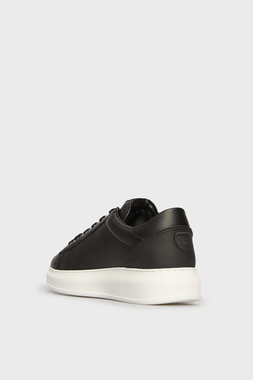 Чоловічі чорні шкіряні снікерси KAPRI MENS 5