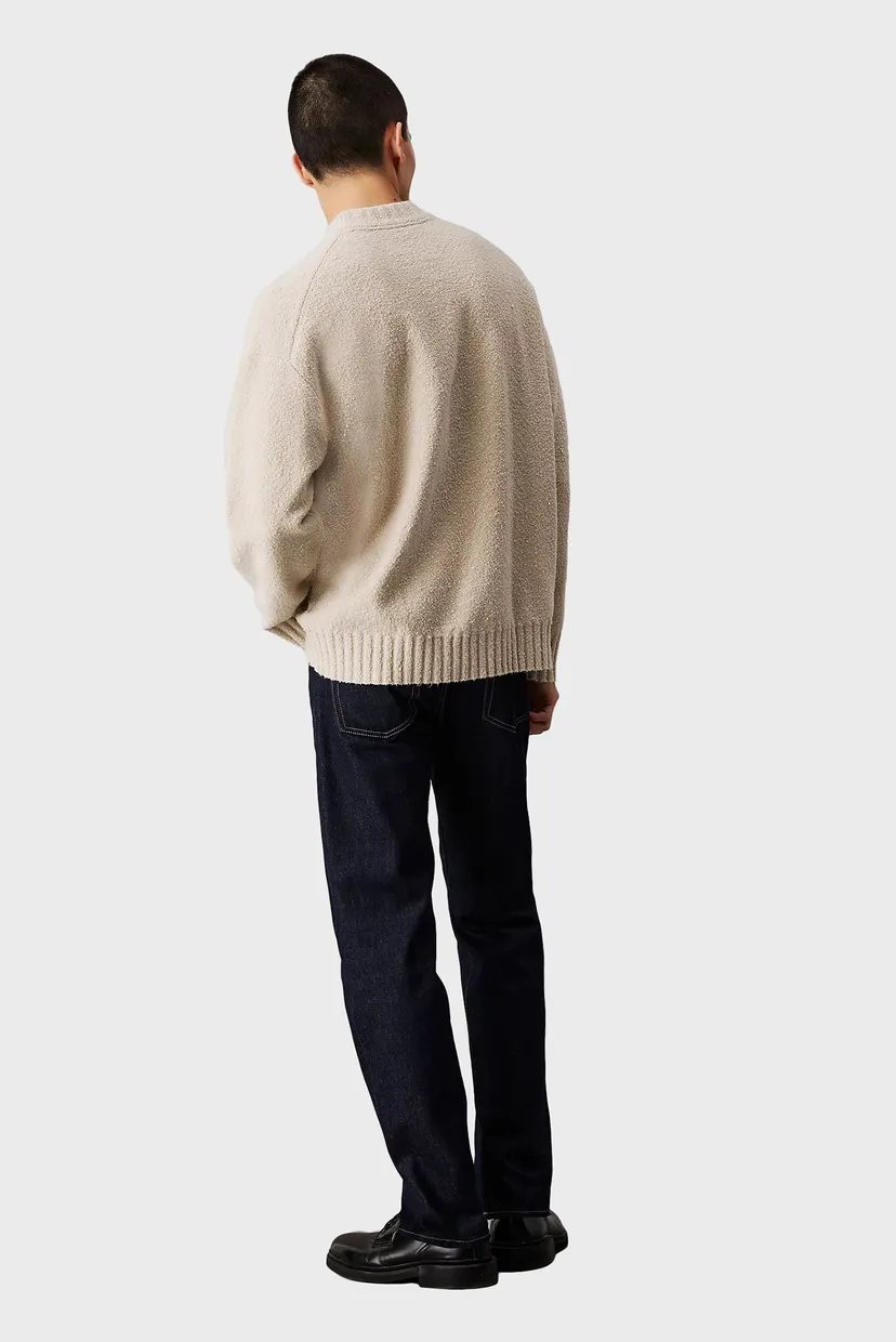 Чоловічий бежевий джемпер BOUCLE BOXY 3