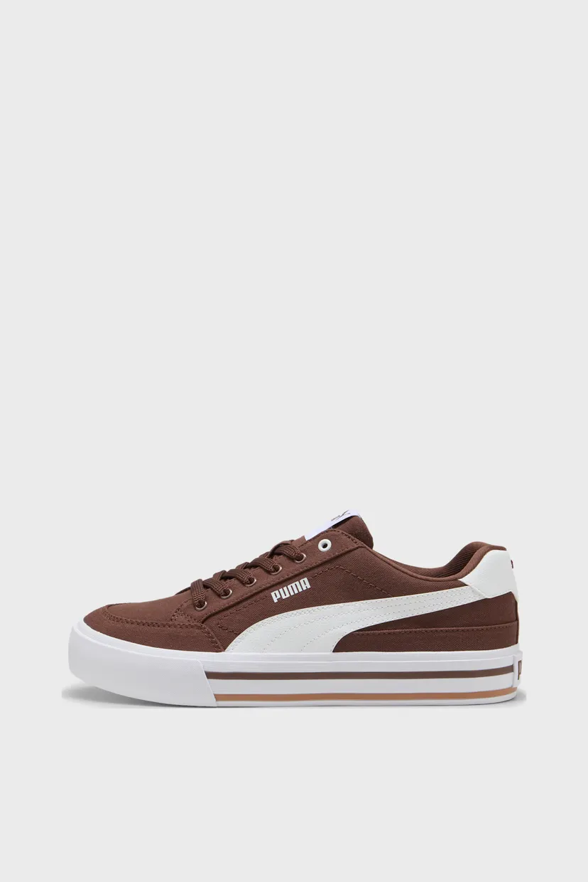 Коричневі кеди Court Classic Vulcanised Formstrip Unisex Sneakers 3